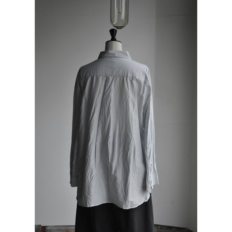 TOUJOURS /  Fine cotton* silk faille  cloth baggy shirt