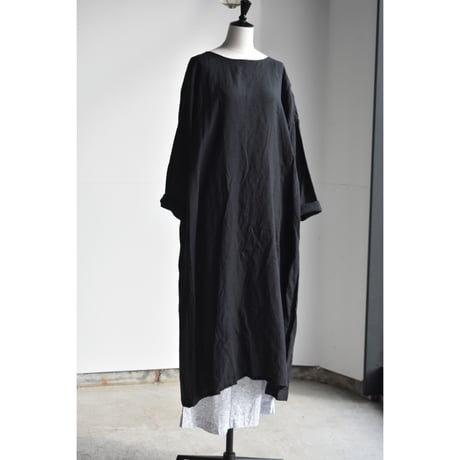 TOUJOURS / Belgian  pure linen cloth over dress