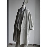 TOUJOURS/ cotton*silk light weight  gaberdine  cloth atelier coat