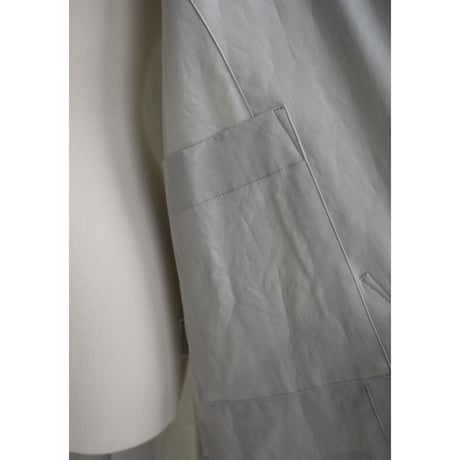 TOUJOURS/ cotton*silk light weight  gaberdine  cloth atelier coat