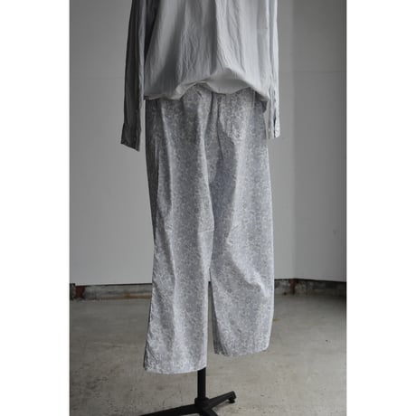 TOUJOURS / liberty  gray flower print  cotton cloth pajama pants