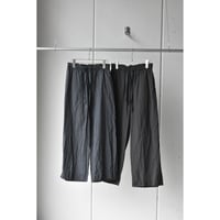 TOUJOURS / cotton  silk tattersall plaid cloth pajama pants