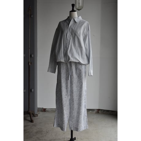 TOUJOURS / liberty  gray flower print  cotton cloth pajama pants