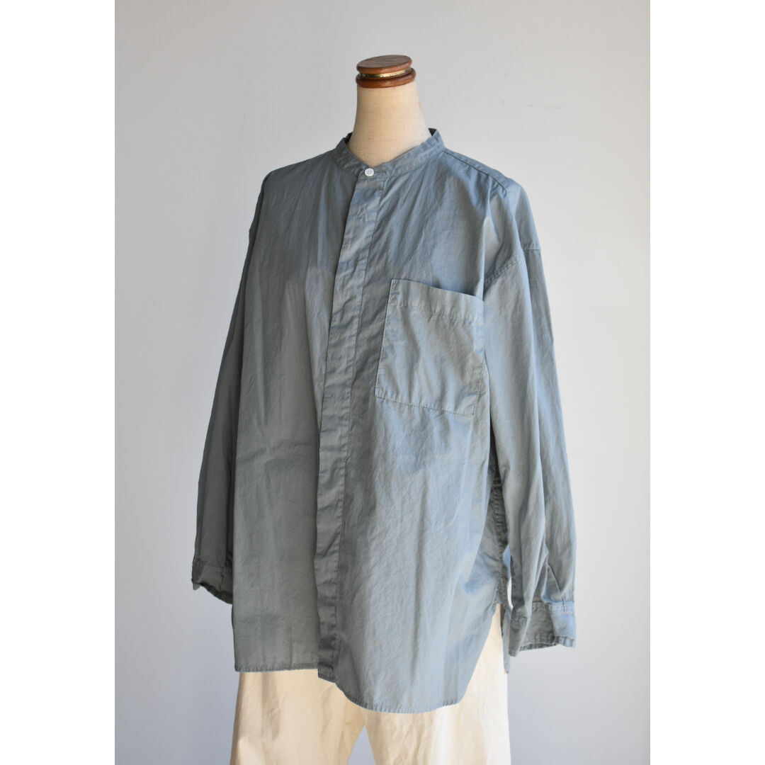 TOUJOURS/ garment dye cotton poplin cloth ba
