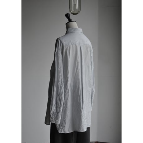 TOUJOURS /  Fine cotton* silk faille  cloth baggy shirt