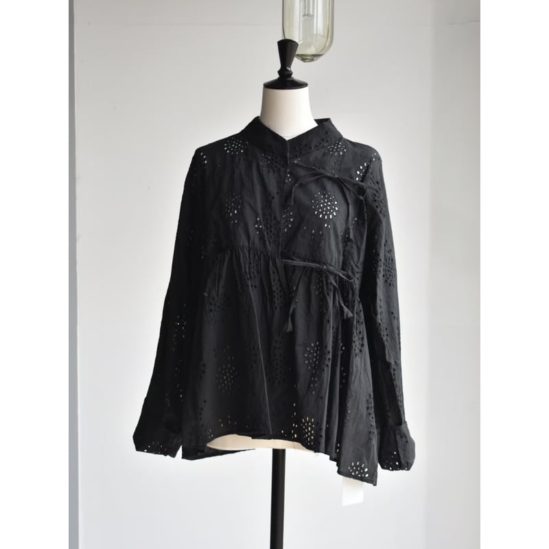 TOUJOURS / Indian lace embroidery cotton clot