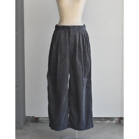 美品✨トゥジュー toujours 花柄パンツ　ネイビー　2 TOUJOURS トゥジュー