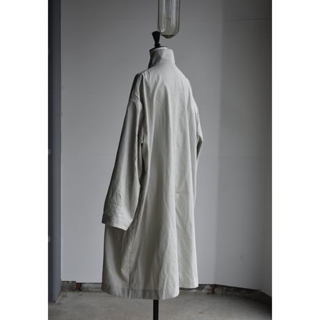 TOUJOURS/ cotton*silk light weight  gaberdine  cloth atelier coat