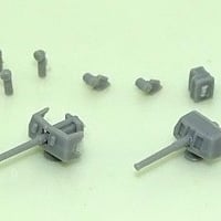 12センチ砲＆雁首型通風筒セット