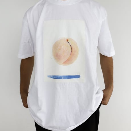 桃と歯ブラシのTシャツ(半袖)