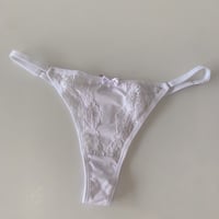lacy lingerie  shorts White
