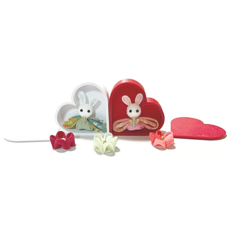 Heart Box　つまみ細工飾り用