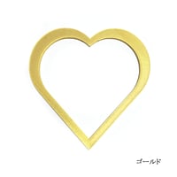 ハートフレームオーナメント　つまみ細工飾り用