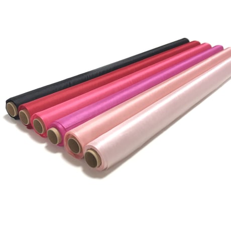 染正絹羽二重4匁 固糊  13色  約92cm×約50cm (1色×各１枚)