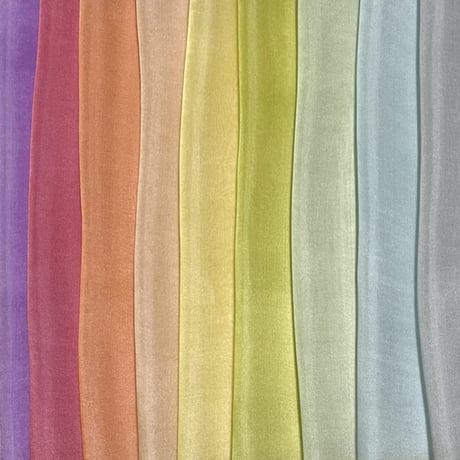 ☆*☆様 長期在庫品処分　正絹ちりめん生地　色掛下+掛下帯セット　新品　未使用品 正絹生地・ちりめん生地・和装髪飾・つまみ細工材料・業務用大