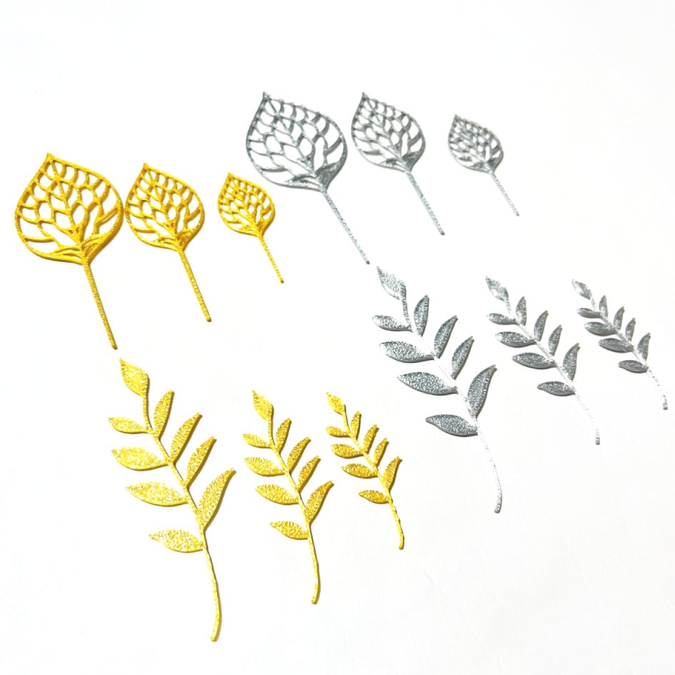 ゴールド＆シルバー プラリーフセット L・M・Sサイズ 12種×各3枚