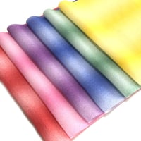 一越ちりめん グラデーション6色セット約20cm×約34cm