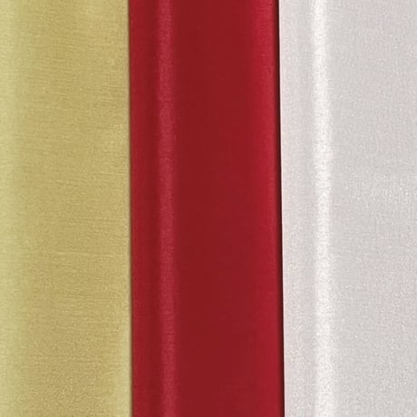 染正絹羽二重6匁 茶金 寿セット約20cm×約44cm  (1色×各１枚)