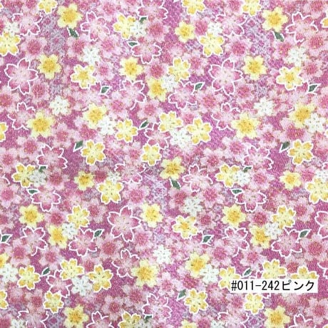 友禅ちりめん　各色　巾35㎝×20㎝