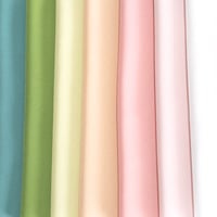 染 正絹一越ちりめん はなざかり 7色セット約20cm×約37cm