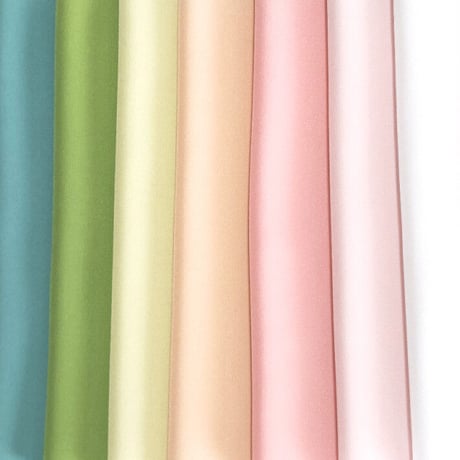 染 正絹一越ちりめん はなざかり 7色セット約20cm×約18cm