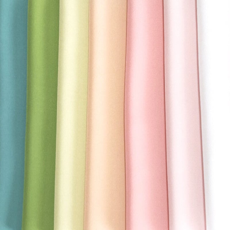 染 正絹一越ちりめん はなざかり 7色セット約20cm×約37cm | 正絹 染 正絹一越ちりめん はなざかり 7色セット約20cm×約37cm | 正絹