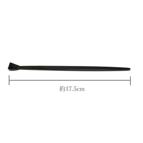 先角かんざし17.5cm BK 穴なし/穴あり