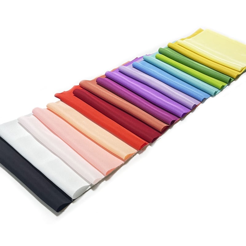 染 正絹一越ちりめん 17色 約20cm×約37cm 各1色/1袋 | 正絹生地