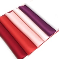 染 正絹一越ちりめん はなあかり6色セット約20cm×約18cm