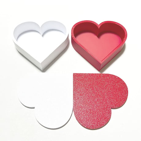 Heart Box　つまみ細工飾り用
