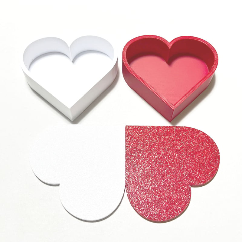 Heart Box つまみ細工飾り用 | 正絹生地・ちりめん生地・和装髪飾