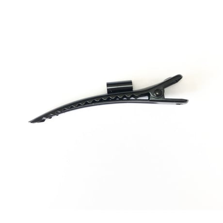ワニクリップ管付　BK　全長約6cm　60本入/1袋+おまけ3本