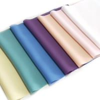 染 正絹一越ちりめん アイスカラー７色セット約20cm×約18cm