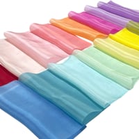 染 正絹羽二重4匁 18色セット(15色+3色プレゼント） 約20cm×約22cm