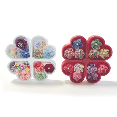 Heart Box　つまみ細工飾り用