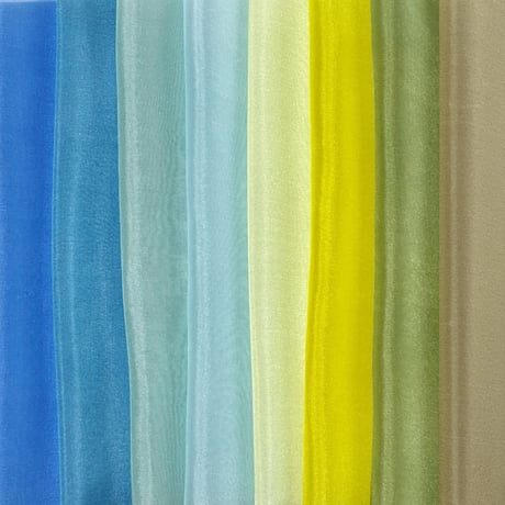 染正絹羽二重6匁 Cool Color（クールカラー）9色セット（8色＋プレゼント1色）