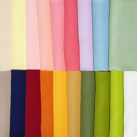 【数量限定品 】一越ちりめん  10色セット　約35cm×約20cm