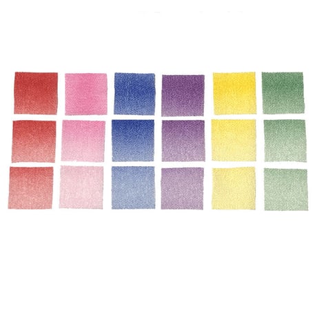 一越ちりめん グラデーション6色セット約20cm×約34cm