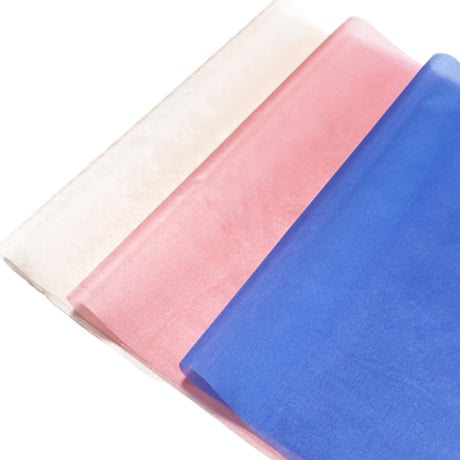 染正絹羽二重4匁 あさがお3色セット　新色2色追加　各サイズ