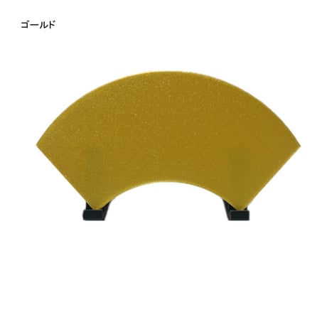 扇と台座のセット 扇ゴールド　台座レッドシート　　 (各1ケ/1袋)