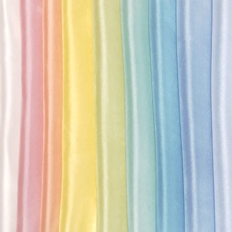 【訳あり品】染正絹羽二重6匁  おまかせ6色セット 約20cm×約22cm (6色×各１枚)