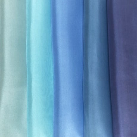 【訳あり品】染正絹羽二重6匁  おまかせ6色セット 約20cm×約22cm (6色×各１枚)