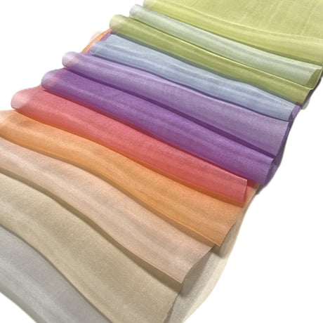 ☆*☆様 長期在庫品処分　正絹ちりめん生地　色掛下+掛下帯セット　新品　未使用品 正絹ちりめん生地 無地 10色セット 絹100％ ちりめん細工