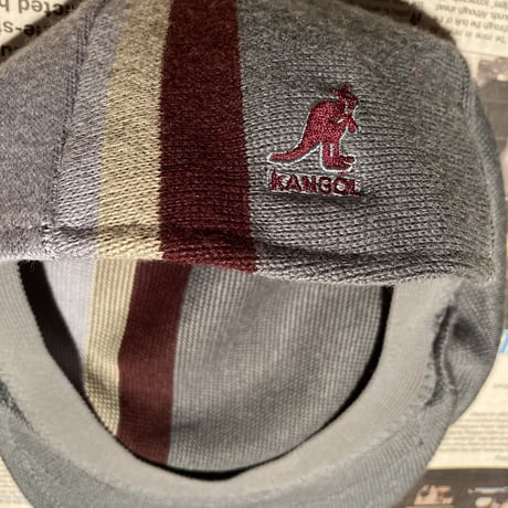 KANGOL BLOCK STRIPE Flat Cap