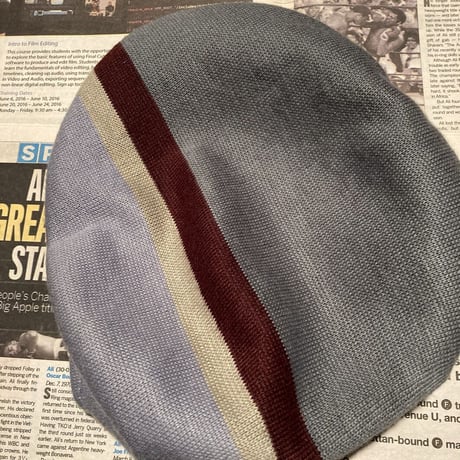 KANGOL BLOCK STRIPE Flat Cap