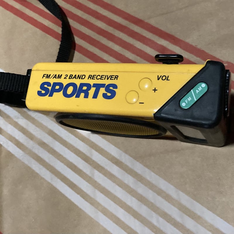 SONY ソニー SPORTS ICF-S75 FM/AM ラジオ SONY SPORTS ポータブルラジオ イエロー ICF-S75 - メルカリ