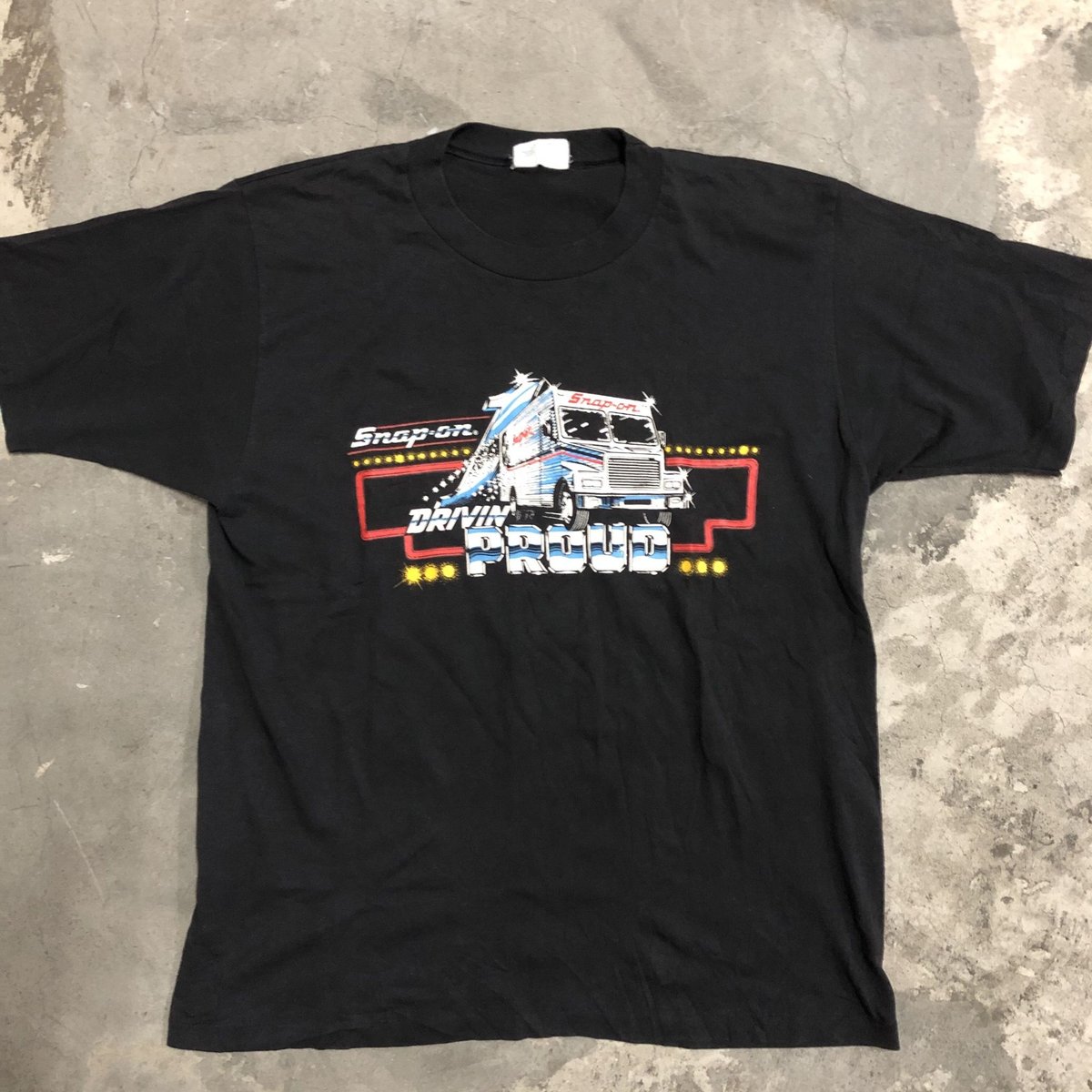 80s Vintage Snap-on T-thirt 希少　サンフェード fit=scale-down,w=1200