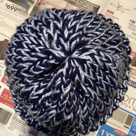 Hand knit Beanie