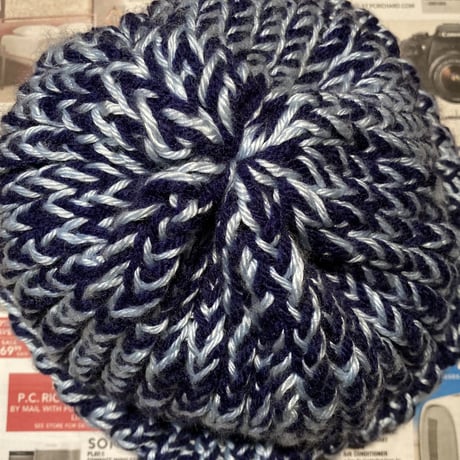 Hand knit Beanie