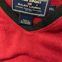 POLO SPORT V-NECK FLEECE